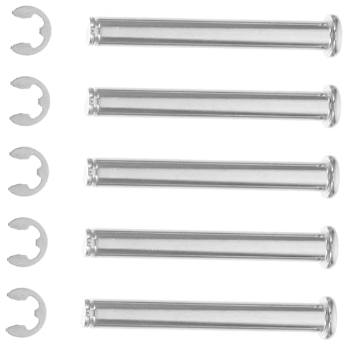 FIXOSHEE 5 Stück Teiliges Edelstahl Regalpositionierungsstifte Flacher Kopf Gerillt mit Sicherungsringen Zylindrische für Präzise Befestigung und Zuverlässige Positionierung im Lagerregal FIXOSHEE 5 Stück Teiliges Edelstahl Regalpositionierungsstifte Flacher Kopf Gerillt mit Sicherungsringen Zylindrische für Präzise Befestigung und Zuverlässige Positionierung im Lagerregal von FIXOSHEE