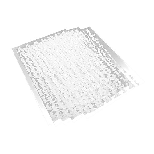 FIXOSHEE 5 Stück Teiliges Kleine Weiße Bügelbuchstaben zum Aufbügeln Hitzebeständige Textil Buchstaben Patches für DIY Kleidung Flexible Stoffapplikationen zum Reparieren und Dekorieren von FIXOSHEE