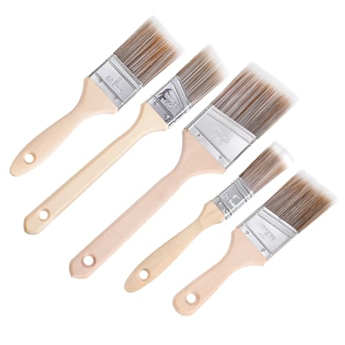 FIXOSHEE 5 Stück Teiliges Malerpinsel Nylonborsten Langlebig Flachpinsel mit Holzgriff für Acrylfarbe Öl Aquarell Geeignet für Anfänger und Profi Vielseitig Einsetzbar für Stencil und FIXOSHEE 5 Stück Teiliges Malerpinsel Nylonborsten Langlebig Flachpinsel mit Holzgriff für Acrylfarbe Öl Aquarell Geeignet für Anfänger und Profi Vielseitig Einsetzbar für Stencil und von FIXOSHEE