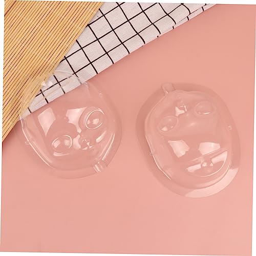 FIXOSHEE 5 Stück Teiliges Mini Puppen Gesichtsschutz Transparent DIY Puppenmasken Binden Kleine Gesichtsbedeckung für Puppenbasteln und Plüschtiere Staubdicht und Schützend von FIXOSHEE