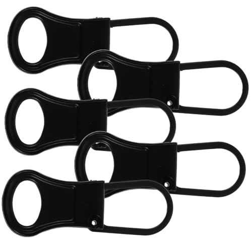 FIXOSHEE 5 Stück Teiliges Reißverschluss zipper pull Robustem Material Abnehmbare Ersatz zipper für Dünne Reißverschlussköpfe Geeignet für Jacken Taschen Schuhe Einfache Montage Langlebig von FIXOSHEE