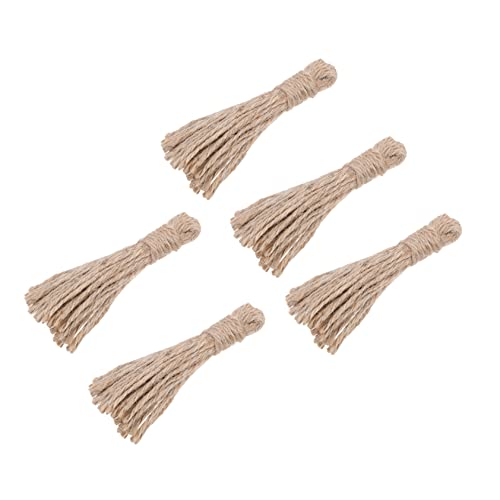 FIXOSHEE 5 Stück Teiliges Rope Tassel Anhänger Langlebige Handgefertigte Quasten Hochwertigem Seilmaterial Vielseitig für DIY Holzperlenketten und Dekoration Kreative Bastelaccessoires FIXOSHEE 5 Stück Teiliges Rope Tassel Anhänger Langlebige Handgefertigte Quasten Hochwertigem Seilmaterial Vielseitig für DIY Holzperlenketten und Dekoration Kreative Bastelaccessoires von FIXOSHEE