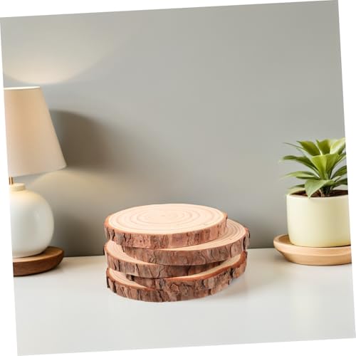 FIXOSHEE 5 Stück Teiliges Runde Holzscheiben Naturbelassen Unvollendete Holzstücke für DIY Bastelprojekte Hochzeits und Wohnkultur Dekoration FIXOSHEE 5 Stück Teiliges Runde Holzscheiben Naturbelassen Unvollendete Holzstücke für DIY Bastelprojekte Hochzeits und Wohnkultur Dekoration von FIXOSHEE