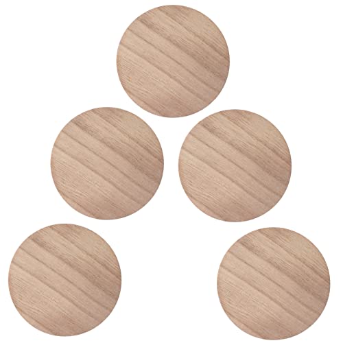 FIXOSHEE 5 Stück Teiliges Runde Holzscheiben für DIY Handwerk Natürliche Holzuntersetzer Vielseitige Holzuntersetzer für Hochzeitsdekoration und Bastelprojekte FIXOSHEE 5 Stück Teiliges Runde Holzscheiben für DIY Handwerk Natürliche Holzuntersetzer Vielseitige Holzuntersetzer für Hochzeitsdekoration und Bastelprojekte von FIXOSHEE