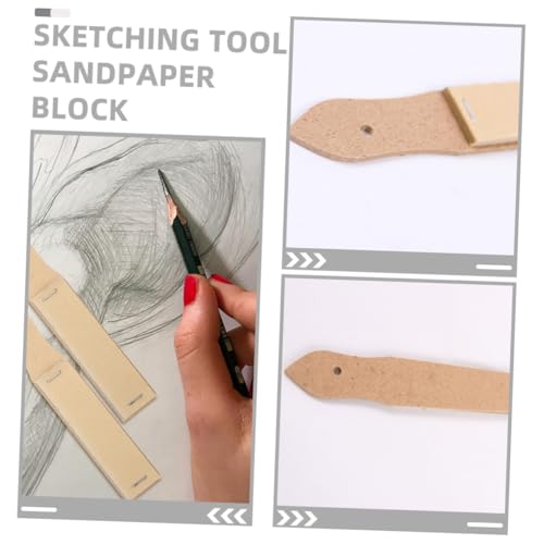 FIXOSHEE 5 Stück Teiliges Sandpapier Schleifbrett Künstler Zeichenwerkzeug Feinkörnig Langlebig Kompatibel mit Skizzenstiften und Pastellkreiden Präzise Stiftspitzenpflege für Künstler und FIXOSHEE 5 Stück Teiliges Sandpapier Schleifbrett Künstler Zeichenwerkzeug Feinkörnig Langlebig Kompatibel mit Skizzenstiften und Pastellkreiden Präzise Stiftspitzenpflege für Künstler und von FIXOSHEE