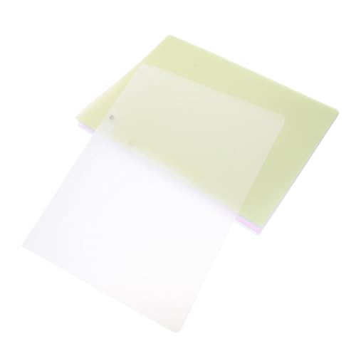 FIXOSHEE 5 Stück Teiliges Schnellhefter Transparent mit Clip Stab Ordner Mappen Organizer für Büro Schule Dokumentenmappe Praktische Sammelmappe von FIXOSHEE