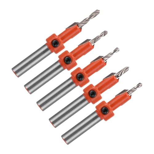 FIXOSHEE 5 Stück Teiliges Senkbohrer Set für Holz mit Verschleißfestem Legierungskopf Stufenförmigem Design für Sichere Schraubenmontage Selbstschneidend Zeitsparend und Präzise für FIXOSHEE 5 Stück Teiliges Senkbohrer Set für Holz mit Verschleißfestem Legierungskopf Stufenförmigem Design für Sichere Schraubenmontage Selbstschneidend Zeitsparend und Präzise für von FIXOSHEE