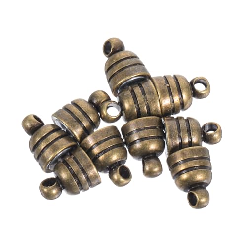 FIXOSHEE 5 Stück Teiliges Vintage Kupfer Magnetverschluss mit Floralem Muster Langlebige Schmuckverschlüsse für DIY Armband und Halsketten Robust und Farbbeständig für Schmuckreparatur und FIXOSHEE 5 Stück Teiliges Vintage Kupfer Magnetverschluss mit Floralem Muster Langlebige Schmuckverschlüsse für DIY Armband und Halsketten Robust und Farbbeständig für Schmuckreparatur und von FIXOSHEE