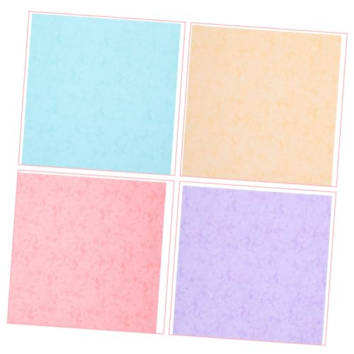 FIXOSHEE 50 Blatt Farbiges Druckerpapier Farbiges Origami Papier DIY Bastelpapier für Kinderhandwerk und Drucker Bedruckbar Standardformat Leicht und Schneidbar Kreative Zufällige Farbe von FIXOSHEE