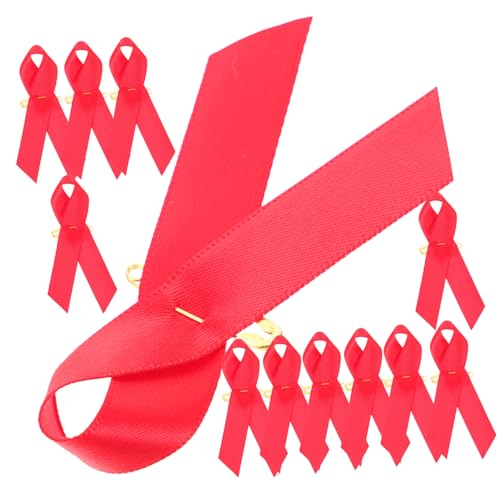 FIXOSHEE 50 Stück Bastelband -Bewusstseins-Anstecknadel Rotes Hilfsmittelband Hope Pink Ribbon Pins tragbares Spendenband tragbare Bänder Zubehör für öffentliche Aktivitäten Polyester FIXOSHEE 50 Stück Bastelband -Bewusstseins-Anstecknadel Rotes Hilfsmittelband Hope Pink Ribbon Pins tragbares Spendenband tragbare Bänder Zubehör für öffentliche Aktivitäten Polyester von FIXOSHEE