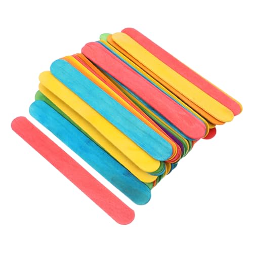 FIXOSHEE 50 Stück Bunte Jumbo Eisstiele zum Basteln Extra und Dicke Craft Sticks Langlebigem für Diy Kunstprojekte Kinderhandwerk und Kreative Bastelideen FIXOSHEE 50 Stück Bunte Jumbo Eisstiele zum Basteln Extra und Dicke Craft Sticks Langlebigem für Diy Kunstprojekte Kinderhandwerk und Kreative Bastelideen von FIXOSHEE