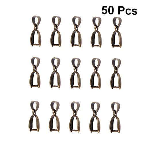FIXOSHEE 50 Stück DIY Schmuckzubehör Quetschverschluss Anhängerverbinder für Perlen und Schmuckherstellung Bronze für Armbänder Schlüsselanhänger und Fußkettchen FIXOSHEE 50 Stück DIY Schmuckzubehör Quetschverschluss Anhängerverbinder für Perlen und Schmuckherstellung Bronze für Armbänder Schlüsselanhänger und Fußkettchen von FIXOSHEE