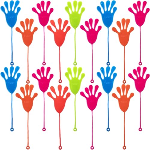 FIXOSHEE 50 Stück Elastische Klebrige Klatschhände für Lustige Party Mitgebsel in Zufälligen Farben Wiederverwendbar Leicht und Tragbar Finger für Jungen und Mädchen Zufällige Farbe FIXOSHEE 50 Stück Elastische Klebrige Klatschhände für Lustige Party Mitgebsel in Zufälligen Farben Wiederverwendbar Leicht und Tragbar Finger für Jungen und Mädchen Zufällige Farbe von FIXOSHEE