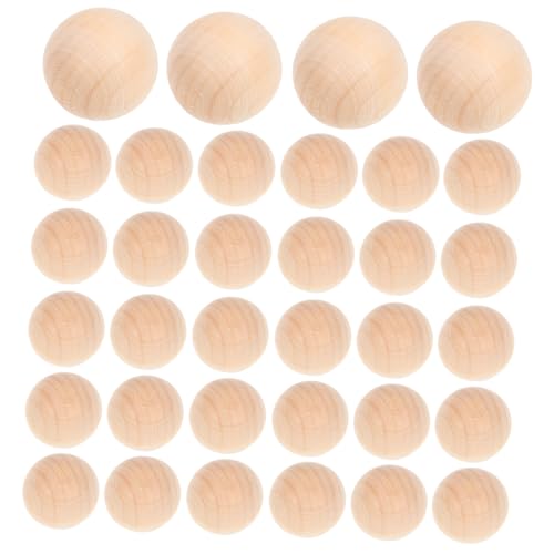 FIXOSHEE 50 Stück Große Runde Holzkugeln aus Massivem Lotusholz ohne Bohrung Glatte Oberfläche für DIY Schmuckherstellung Malen Schnitzen und Bastelarbeiten Natürliche Holzkugeln zum FIXOSHEE 50 Stück Große Runde Holzkugeln aus Massivem Lotusholz ohne Bohrung Glatte Oberfläche für DIY Schmuckherstellung Malen Schnitzen und Bastelarbeiten Natürliche Holzkugeln zum von FIXOSHEE