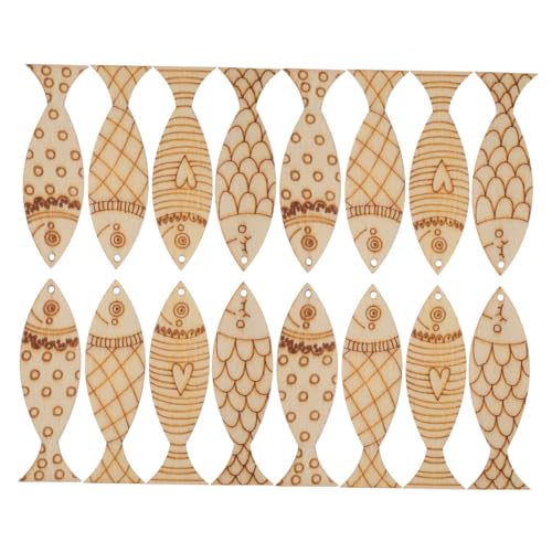 FIXOSHEE 50 Stück Holz Fisch Anhänger Mediterranes Design Basteln Kindergarten DIY Kreativset Nautische Holz Deko für Kinderzimmer und Partydekoration FIXOSHEE 50 Stück Holz Fisch Anhänger Mediterranes Design Basteln Kindergarten DIY Kreativset Nautische Holz Deko für Kinderzimmer und Partydekoration von FIXOSHEE