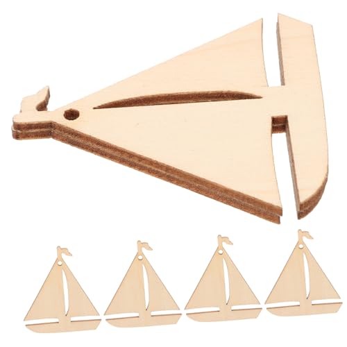 FIXOSHEE 50 Stück Holz Segelboot Ausschnitte Unbehandelte Holzscheiben DIY Basteln Kreative Holzverzierung Sicher Glatte Kanten Holzmaterial Robust FIXOSHEE 50 Stück Holz Segelboot Ausschnitte Unbehandelte Holzscheiben DIY Basteln Kreative Holzverzierung Sicher Glatte Kanten Holzmaterial Robust von FIXOSHEE