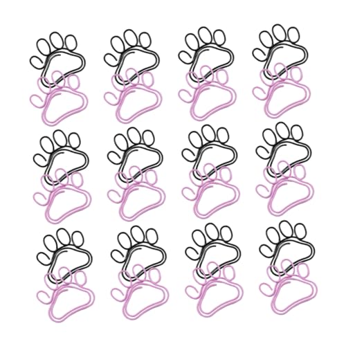 FIXOSHEE 50 Stück Katzenkrallen Büroklammern aus Metall Starke Klammerkraft Langlebig und Formstabil Zweifarbig Schwarz und Multifunktionale Papierclips für Büro und Zuhause FIXOSHEE 50 Stück Katzenkrallen Büroklammern aus Metall Starke Klammerkraft Langlebig und Formstabil Zweifarbig Schwarz und Multifunktionale Papierclips für Büro und Zuhause von FIXOSHEE