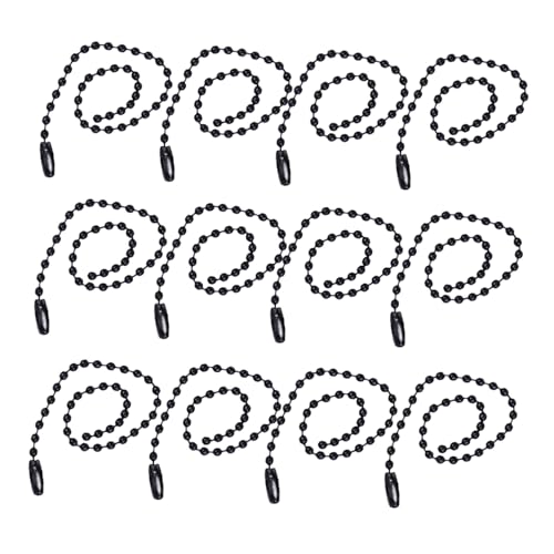 FIXOSHEE 50 Stück Kugelkette Schwarz Iron Chain Perlenkette für Anhänger Schmuck DIY Dekoration Langlebige Metallkette zum Basteln und Aufhängen FIXOSHEE 50 Stück Kugelkette Schwarz Iron Chain Perlenkette für Anhänger Schmuck DIY Dekoration Langlebige Metallkette zum Basteln und Aufhängen von FIXOSHEE