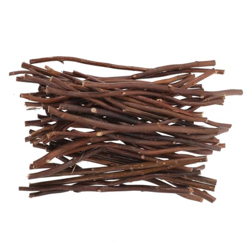 FIXOSHEE 50 Stück Natürliche Holzstäbe für Basteln Teiliges Rustikale Zweige Holzstäbe DIY Handwerk Dekorationen für Hochzeit Foto Requisiten und Wohnaccessoires von FIXOSHEE