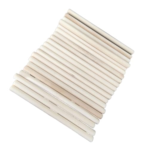 FIXOSHEE 50 Stück Runde Holzstäbe aus Stabilem Vollholz Glatte DIY Bastelstäbe für Modellbau Handwerk und Kreative Holzprojekte Langlebiges Baumaterial für Bastler FIXOSHEE 50 Stück Runde Holzstäbe aus Stabilem Vollholz Glatte DIY Bastelstäbe für Modellbau Handwerk und Kreative Holzprojekte Langlebiges Baumaterial für Bastler von FIXOSHEE