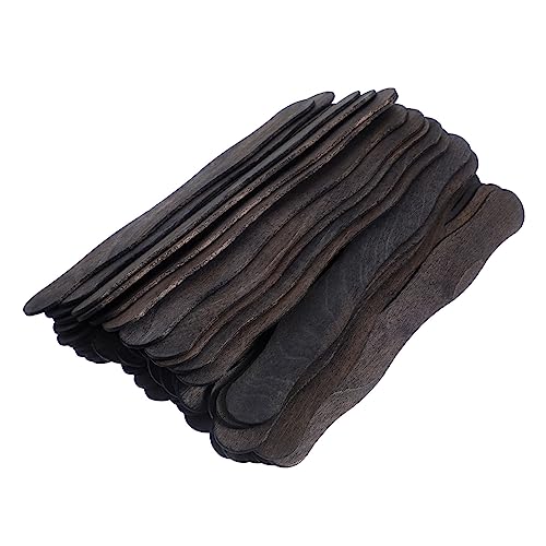 FIXOSHEE 50 Stück Schwarze Holzstäbchen für Diy Basteln Lebensmittelechte Eisstäbchen aus Robustem Material Wiederverwendbar für Eis Dessert und Kreative Bastelprojekte FIXOSHEE 50 Stück Schwarze Holzstäbchen für Diy Basteln Lebensmittelechte Eisstäbchen aus Robustem Material Wiederverwendbar für Eis Dessert und Kreative Bastelprojekte von FIXOSHEE