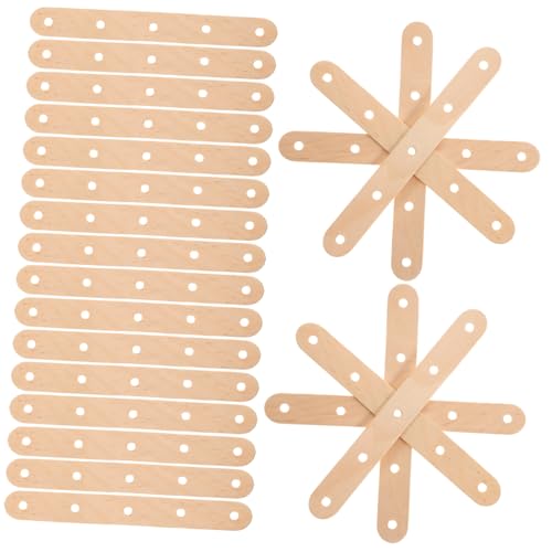 FIXOSHEE 50 Stück Teiliges Natürliche Holzstäbchen mit Löchern Lange DIY Craft Sticks für Bastelarbeiten Geruchsneutral und Splitterfrei für Kinderprojekte Schul und Gruppenaktivitäten FIXOSHEE 50 Stück Teiliges Natürliche Holzstäbchen mit Löchern Lange DIY Craft Sticks für Bastelarbeiten Geruchsneutral und Splitterfrei für Kinderprojekte Schul und Gruppenaktivitäten von FIXOSHEE