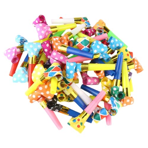 FIXOSHEE 50 Stück Teiliges Party Pfeifen Bunte Kunststoff Tröten Lustiges für Kindergeburtstag Festival Geräuschmacher für Familienfeiern und Festliche Anlässe Zufällige Zufällige Farbe FIXOSHEE 50 Stück Teiliges Party Pfeifen Bunte Kunststoff Tröten Lustiges für Kindergeburtstag Festival Geräuschmacher für Familienfeiern und Festliche Anlässe Zufällige Zufällige Farbe von FIXOSHEE