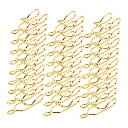 FIXOSHEE 50 Stück Teiliges Robuste Taschenuhrketten Verschlüsse aus Eisen Rostfrei Vielseitige Kettenclips für DIY Taschenuhrketten Cowboy und Hosenketten Klassisch Farbige Metallketten von FIXOSHEE