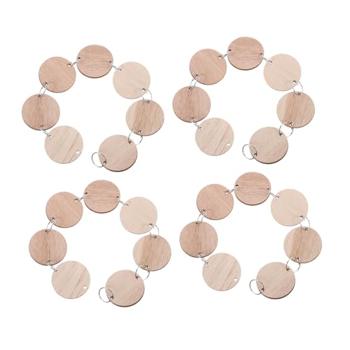 FIXOSHEE 50 Stück Teiliges Set Runde Naturholzscheiben mit Eisenringen für Hängenden Geburtstagskalender DIY Holzbrett Zubehör Kreative Erinnerungsfunktion Wanddekoration FIXOSHEE 50 Stück Teiliges Set Runde Naturholzscheiben mit Eisenringen für Hängenden Geburtstagskalender DIY Holzbrett Zubehör Kreative Erinnerungsfunktion Wanddekoration von FIXOSHEE