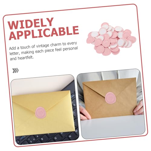 FIXOSHEE 50 Stück Vintage Wachssiegel Aufkleber Selbstklebend Romantische Siegel Für Hochzeitseinladungen Umschläge Grußkarten Geschenkverpackungen Rosa FIXOSHEE 50 Stück Vintage Wachssiegel Aufkleber Selbstklebend Romantische Siegel Für Hochzeitseinladungen Umschläge Grußkarten Geschenkverpackungen Rosa von FIXOSHEE