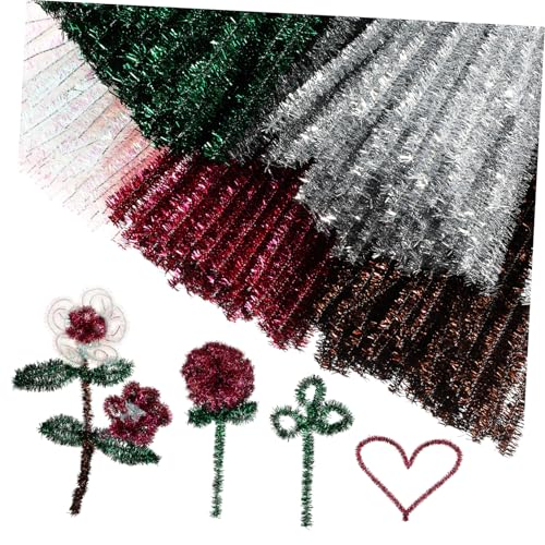 FIXOSHEE 500 Stück Metallic Pfeifenreiniger Biegsam Glitzernde Basteldraht Chenilledraht für Diy Dekorationen Bunte Farben Robust und Einfach zu Formen für Kreative Bastelprojekte FIXOSHEE 500 Stück Metallic Pfeifenreiniger Biegsam Glitzernde Basteldraht Chenilledraht für Diy Dekorationen Bunte Farben Robust und Einfach zu Formen für Kreative Bastelprojekte von FIXOSHEE