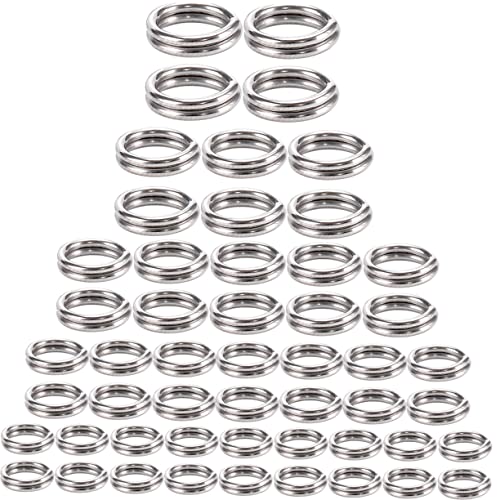 FIXOSHEE 500 Stück Sprungringe Metall Rostfreie Verbindungsringe für Schmuckherstellung DIY Armband Basteln Stabile Spaltringe für Angeln und Handwerk Vielseitiges Zubehör für Kreative FIXOSHEE 500 Stück Sprungringe Metall Rostfreie Verbindungsringe für Schmuckherstellung DIY Armband Basteln Stabile Spaltringe für Angeln und Handwerk Vielseitiges Zubehör für Kreative von FIXOSHEE