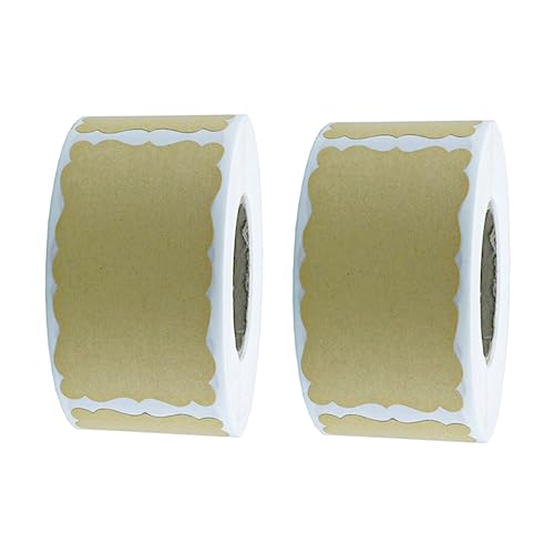 FIXOSHEE 500Stücke Kraftpapier Aufkleber Selbstklebende für Geschenkverpackungen Beschreibbare Sticker für Weinflaschen DIY Projekte und À Aufkleber FIXOSHEE 500Stücke Kraftpapier Aufkleber Selbstklebende für Geschenkverpackungen Beschreibbare Sticker für Weinflaschen DIY Projekte und À Aufkleber von FIXOSHEE