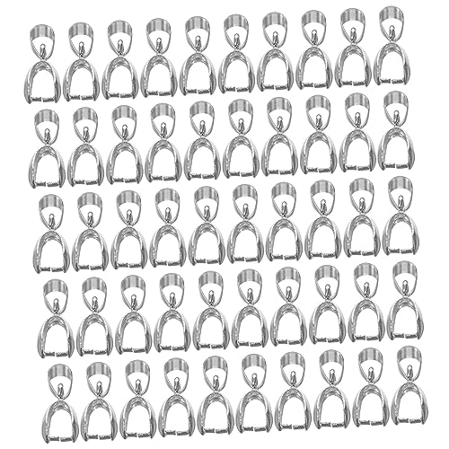 FIXOSHEE 50Stücke Schmuckanhänger Verbindungsschnallen DIY Halskettenverschluss Clip für Perlen und Edelsteine Einfache Installation Langlebig und Farbecht FIXOSHEE 50Stücke Schmuckanhänger Verbindungsschnallen DIY Halskettenverschluss Clip für Perlen und Edelsteine Einfache Installation Langlebig und Farbecht von FIXOSHEE