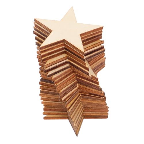 FIXOSHEE 50Stücke Unlackierte Holzsterne Holzausschnitte für DIY Bastelprojekte Ornamente für Kunsthandwerk Dekoration für Feste und Feiern für Erwachsene FIXOSHEE 50Stücke Unlackierte Holzsterne Holzausschnitte für DIY Bastelprojekte Ornamente für Kunsthandwerk Dekoration für Feste und Feiern für Erwachsene von FIXOSHEE