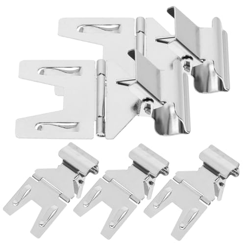 FIXOSHEE 5Stücke Etikettenhalterklemmen aus Metall für Preisschilder Displayklemmen Vielseitig Einsetzbar Geschäften Supermärkten und Hochzeiten Stabile Basis und Leicht zu Reinigen von FIXOSHEE