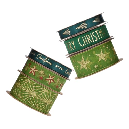 FIXOSHEE 6 Rollen Grüne Dekorationsbänder mit Glitzereffekt Vielseitig Verwendbar für Geschenkverpackungen Cake Designs Haaraccessoires und Blumenarrangements Langlebig und Festlich für FIXOSHEE 6 Rollen Grüne Dekorationsbänder mit Glitzereffekt Vielseitig Verwendbar für Geschenkverpackungen Cake Designs Haaraccessoires und Blumenarrangements Langlebig und Festlich für von FIXOSHEE