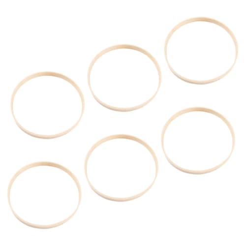 FIXOSHEE 6 Stück Bambusringe für Diy Hochzeitskränze Makramee Holz Blumenkranz Bastelringe Leicht Vielseitig für Wanddeko und Kranzrahmen FIXOSHEE 6 Stück Bambusringe für Diy Hochzeitskränze Makramee Holz Blumenkranz Bastelringe Leicht Vielseitig für Wanddeko und Kranzrahmen von FIXOSHEE