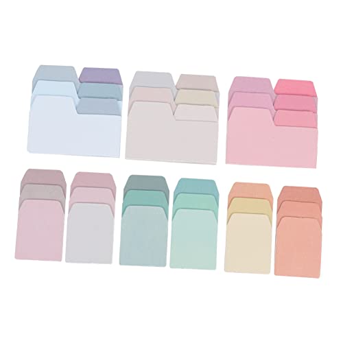 FIXOSHEE 6 Stück Kreative Gradient Haftnotizen Bunte Index Marker für Notizen Selbstklebende Memo Sticker für Schule Büro und Bücher Gemischte Muster FIXOSHEE 6 Stück Kreative Gradient Haftnotizen Bunte Index Marker für Notizen Selbstklebende Memo Sticker für Schule Büro und Bücher Gemischte Muster von FIXOSHEE
