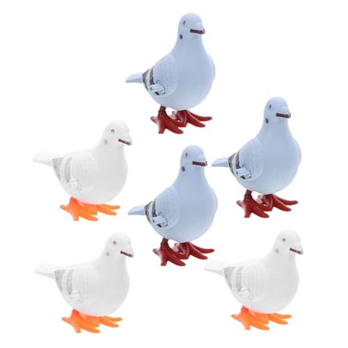 FIXOSHEE 6 Stück Teiliges Aufziehspielzeug Tauben Bunte Wind Up Vögel als Party Mitgebsel Lustige mechanische Spielzeuge für Dekorative Hüpfende Tauben für Ostern und FIXOSHEE 6 Stück Teiliges Aufziehspielzeug Tauben Bunte Wind Up Vögel als Party Mitgebsel Lustige mechanische Spielzeuge für Dekorative Hüpfende Tauben für Ostern und von FIXOSHEE