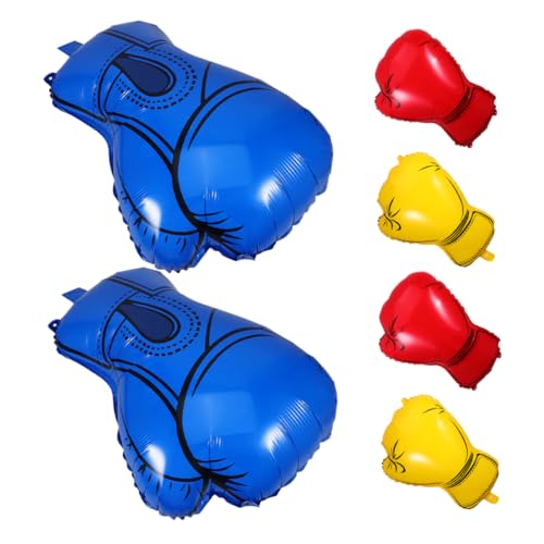 FIXOSHEE 6 Stück Teiliges Boxhandschuh Folienballon Leuchtenden Farben Dekorative Ballons für Boxparty Einfache Inflation für Jungengeburtstage und Sportveranstaltungen FIXOSHEE 6 Stück Teiliges Boxhandschuh Folienballon Leuchtenden Farben Dekorative Ballons für Boxparty Einfache Inflation für Jungengeburtstage und Sportveranstaltungen von FIXOSHEE