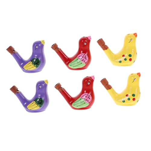 FIXOSHEE 6 Stück Teiliges Bunte Keramik Wasser Vogel Pfeifen Kreative Trinkspielzeuge Distinctive Tourismuskraft Sicher Umweltfreundlich für Party Spiel und FIXOSHEE 6 Stück Teiliges Bunte Keramik Wasser Vogel Pfeifen Kreative Trinkspielzeuge Distinctive Tourismuskraft Sicher Umweltfreundlich für Party Spiel und von FIXOSHEE
