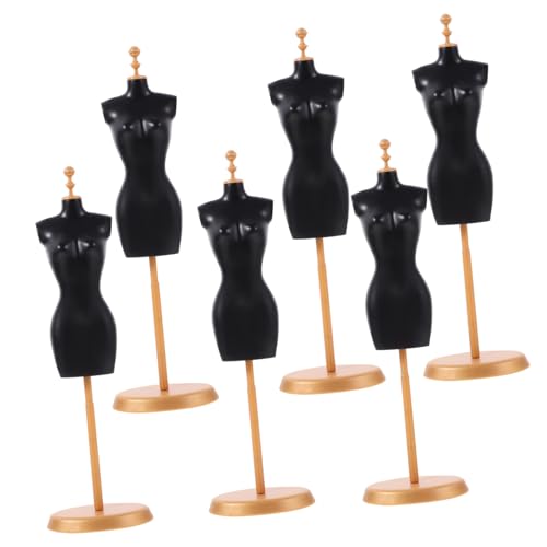 FIXOSHEE 6 Stück Teiliges DIY Puppenkleider Mannequin Abnehmbarer Kunststoff puppenständer Glatte Oberfläche Kindersicher für Puppenhaus Dekoration und Kreatives von FIXOSHEE