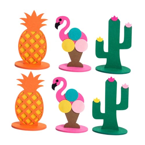 FIXOSHEE 6 Stück Teiliges Filz Dekorationsset Sommer Flamingo Ananas Kaktus Tischdeko Hawaii Party Fensterdeko Kinderzimmer Deko Leicht Abnehmbar Kreativ Festlich FIXOSHEE 6 Stück Teiliges Filz Dekorationsset Sommer Flamingo Ananas Kaktus Tischdeko Hawaii Party Fensterdeko Kinderzimmer Deko Leicht Abnehmbar Kreativ Festlich von FIXOSHEE