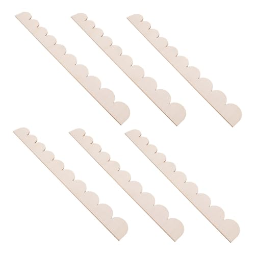 FIXOSHEE 6 Stück Teiliges Gewelltes Holzleisten Unbehandelt Dekorativ für Diy Wand Schrank und Regalkanten Einzigartige Holz Zierleiste für Türrahmen Einfache Montage Vielseitig für FIXOSHEE 6 Stück Teiliges Gewelltes Holzleisten Unbehandelt Dekorativ für Diy Wand Schrank und Regalkanten Einzigartige Holz Zierleiste für Türrahmen Einfache Montage Vielseitig für von FIXOSHEE