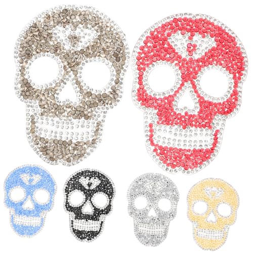 FIXOSHEE 6 Stück Teiliges Iron Skull Patches Bügelflicken für Kleidung und Jeans Dekorative Aufnäher zum Aufbügeln und Nähen DIY Reparaturflicken für Jacken Rucksäcke Schuhe Vielseitige FIXOSHEE 6 Stück Teiliges Iron Skull Patches Bügelflicken für Kleidung und Jeans Dekorative Aufnäher zum Aufbügeln und Nähen DIY Reparaturflicken für Jacken Rucksäcke Schuhe Vielseitige von FIXOSHEE