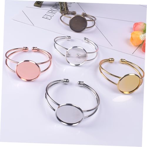 FIXOSHEE 6 Stück Teiliges Kupfer Y-förmiges DIY Armband Gold Verstellbare Schmuckbasis für Glasketten Langlebig Rostfrei für Individuelle Schmuckherstellung von FIXOSHEE
