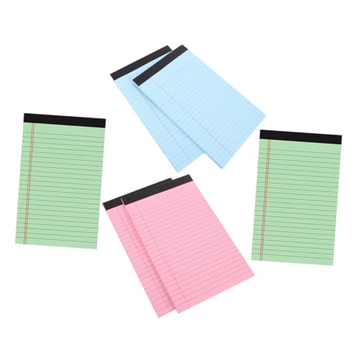 FIXOSHEE 6 Stück Teiliges Legal Pad Liniert Schreibblock mit Abtrennbaren Blättern Glattes Papier für Sauberes Schreiben Handlich und Leicht für Büro Schule Home Office für Notizen und FIXOSHEE 6 Stück Teiliges Legal Pad Liniert Schreibblock mit Abtrennbaren Blättern Glattes Papier für Sauberes Schreiben Handlich und Leicht für Büro Schule Home Office für Notizen und von FIXOSHEE