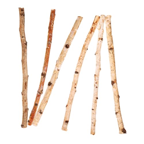 FIXOSHEE 6 Stück Teiliges Natürliche Holzstäbe zum Basteln Robuste DIY Zweige Stabile Holzstäbe für Kreative Handwerksprojekte und Dekorative Naturzweige FIXOSHEE 6 Stück Teiliges Natürliche Holzstäbe zum Basteln Robuste DIY Zweige Stabile Holzstäbe für Kreative Handwerksprojekte und Dekorative Naturzweige von FIXOSHEE