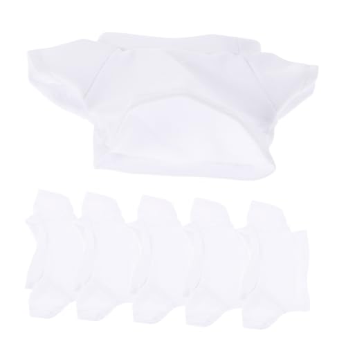 FIXOSHEE 6 Stück Teiliges Puppen t shirt Baumwolle Niedliche Bärenkostüme für Stofftiere Weiche Realistische Puppenkleidung Einfach Anzuziehen Langlebig und Farbbeständig Dekor für Puppen von FIXOSHEE